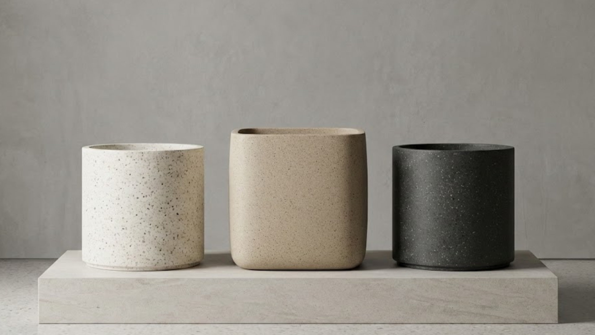 Terrazzo and specialty finish planters